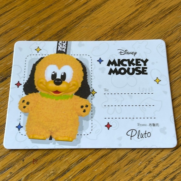 NWT Pop Mart | Mickey Family Cute Together Keychain Series Figure Pluto - Picture 2 of 4